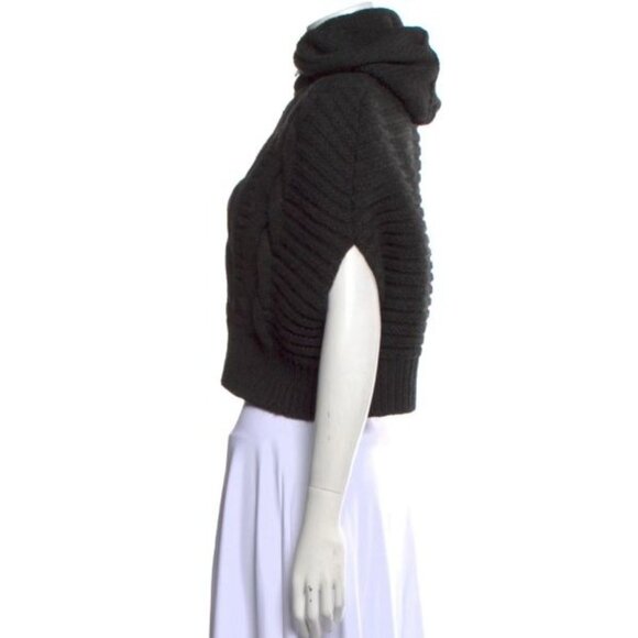 Pinko Short Sleeve Cable Knit Cardigan - Picture 2 of 3